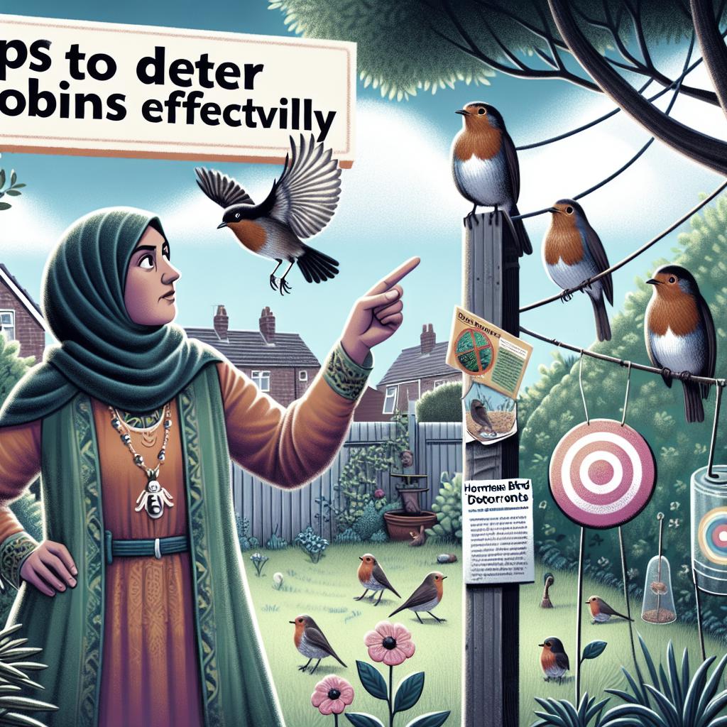 Effective and Humane Ways to Deter Robins from Your Property